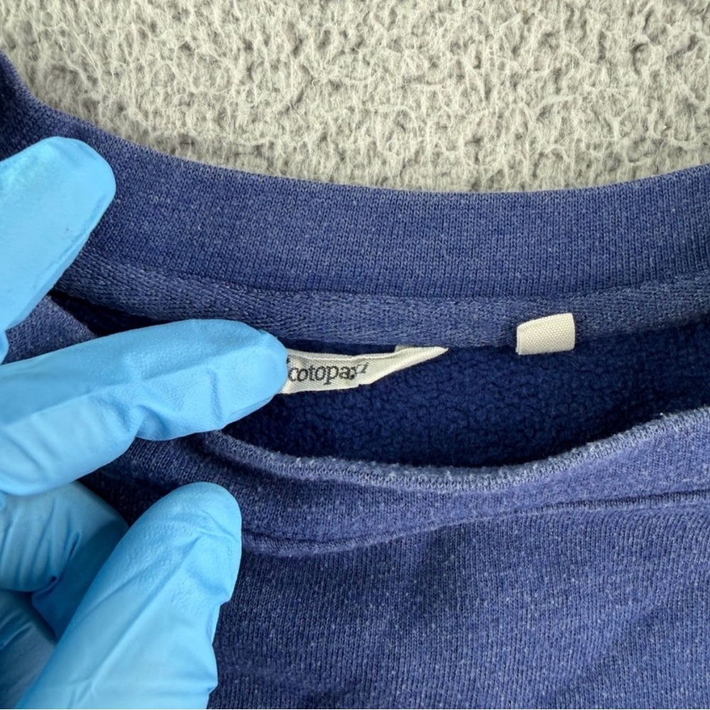 Cotopaxi Do Good Crewneck
Sweatshirt Men's Large Blue
Organic Cotton Fleece - Picture 2 of 8